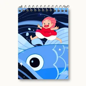 دفتر یادداشت انیمه پونیو (Ponyo)