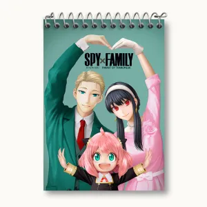 دفتر یادداشت انیمه اسپای ایکس فمیلی (Spy x Family)