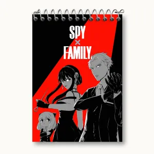 دفتر یادداشت انیمه اسپای ایکس فمیلی (Spy x Family)