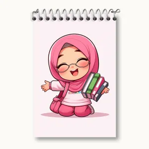 دفتر یادداشت دخترانه باحجاب
