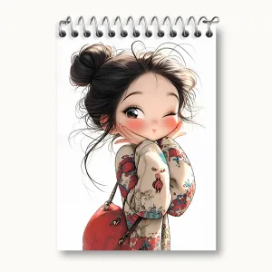 دفتر یادداشت دخترانه کیوت
