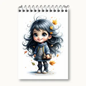 دفتر یادداشت دخترانه کیوت