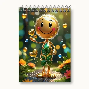 دفتر یادداشت آدمک بامزه