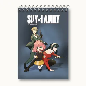دفتر یادداشت انیمه اسپای ایکس فمیلی (Spy x Family)