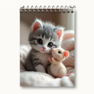 دفتر یادداشت گربه بامزه