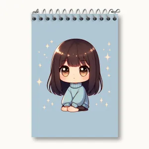 دفتر یادداشت دخترانه بامزه
