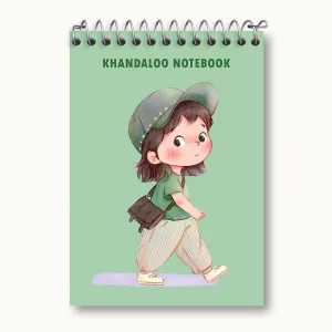 دفتر یادداشت دخترانه بامزه
