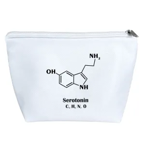 کیف لوازم آرایش فرمول شیمیایی سروتونین serotonin