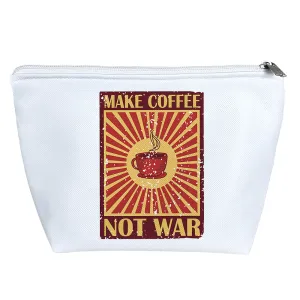کیف لوازم آرایش قهوه Make coffee Not war