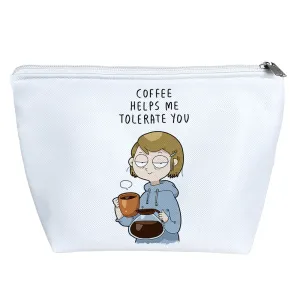 کیف لوازم آرایش قهوه (Coffee)
