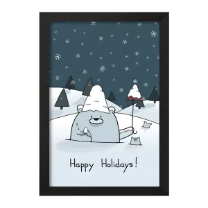 تابلو Happy Holidays
