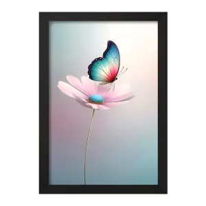 تابلو گل و پروانه