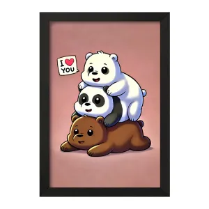 تابلو سه خرس کله پوک