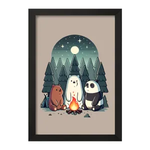 تابلو سه خرس کله پوک