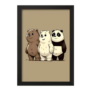 تابلو سه خرس کله پوک