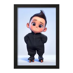 تابلو پسر بامزه