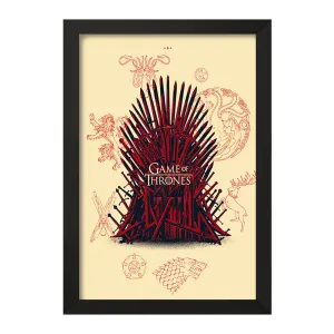 تابلو بازی تاج و تخت (Game Of Thrones)
