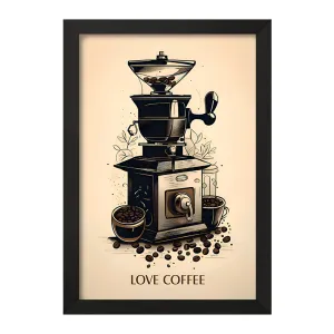تابلو Love Coffee