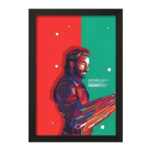 تابلو کاپیتان آمریکایی مارول (Marvel)