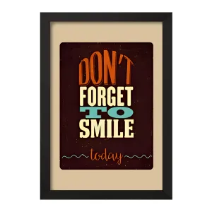 تابلو Don't Forget To Smile Today