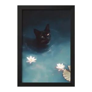 تابلو گربه ی سیاه