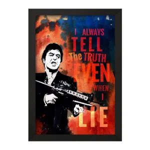 تابلو صورت زخمی (The Scarface)