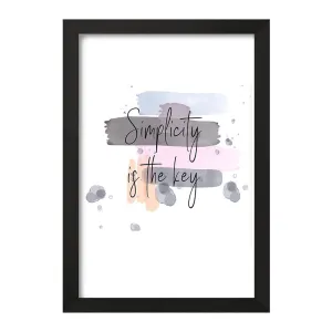 تابلو Simplicity If The Key