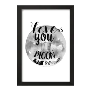 تابلو Love You To The Moon