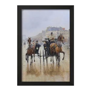 تابلو نقاشی دورگرد شانزلیزه اثر ژان برو