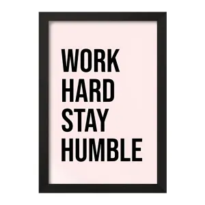 تابلو Work Hard Stay Humble