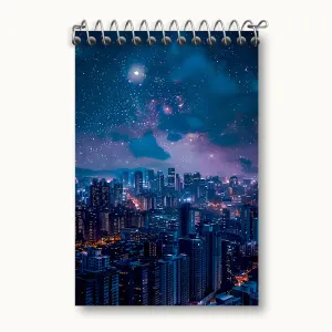 دفتر یادداشت منظره شب