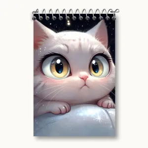 دفتر یادداشت گربه بامزه