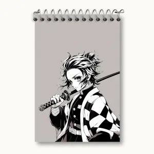 دفتر یادداشت تانجیرو انیمه شیطان کش (Demon Slayer)