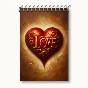دفتر یادداشت Love