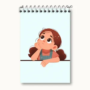 دفتر یادداشت دخترانه بامزه