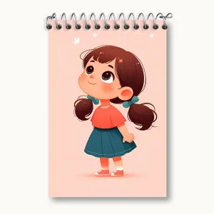دفتر یادداشت دخترانه بامزه