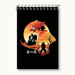 دفتر یادداشت انیمه وان پیس (One Piece)