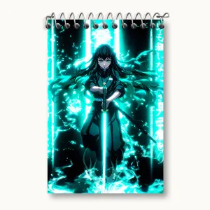 دفتر یادداشت انیمه شیطان کش (Demon Slayer)