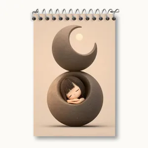 دفتر یادداشت دخترانه کیوت