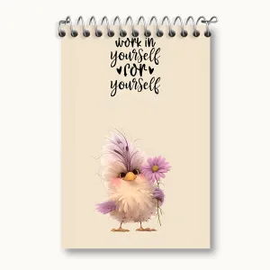 دفتر یادداشت Work In Yourself For Yourself