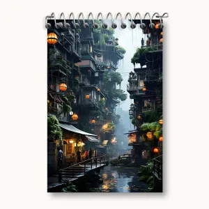 دفتر یادداشت شهر شلوغ