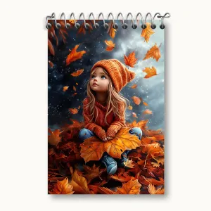 دفتر یادداشت دختر و پاییز