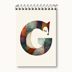 دفتر یادداشت حرف G