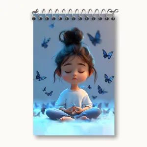 دفتر یادداشت دختر و یوگا