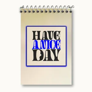 دفتر یادداشت Have A Nice Day
