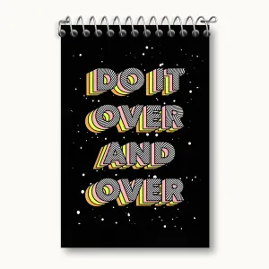 دفتر یادداشت Do It Over And Over