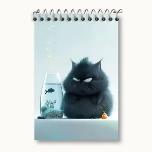 دفتر یادداشت گربه بامزه