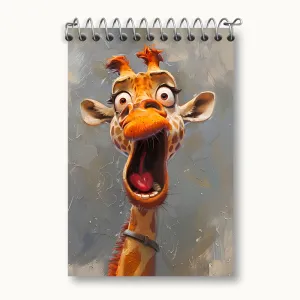 دفتر یادداشت زرافه بامزه