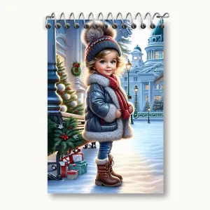 دفتر یادداشت دختر و کریسمس