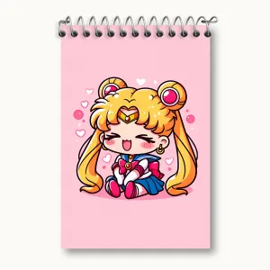 دفتر یادداشت چیبیوسا انیمه سیلور مون (Sailor Moon)